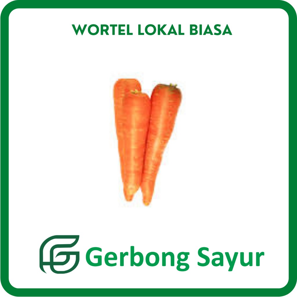 

Wortel Lokal Biasa Segar - 500g