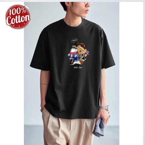 Kaos Oversize TEDDY TAXI BAJAY Unisex Katun Combed 24s Jumbo/cewe-cowo