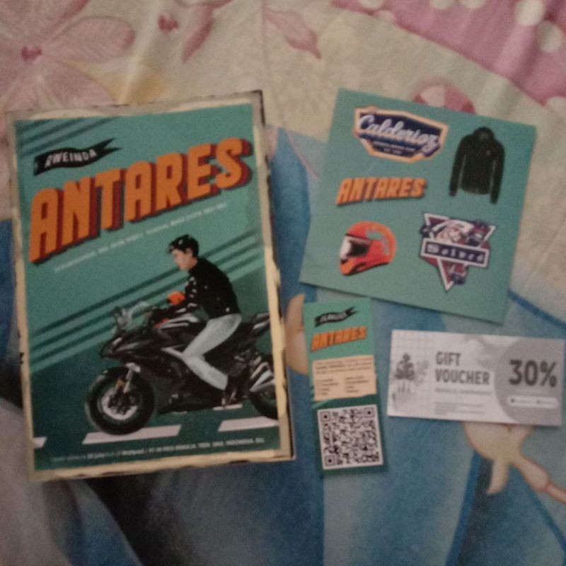 Antares - Rweinda [ Preloved Novel Antares Original + TTD + Bonus PO ]