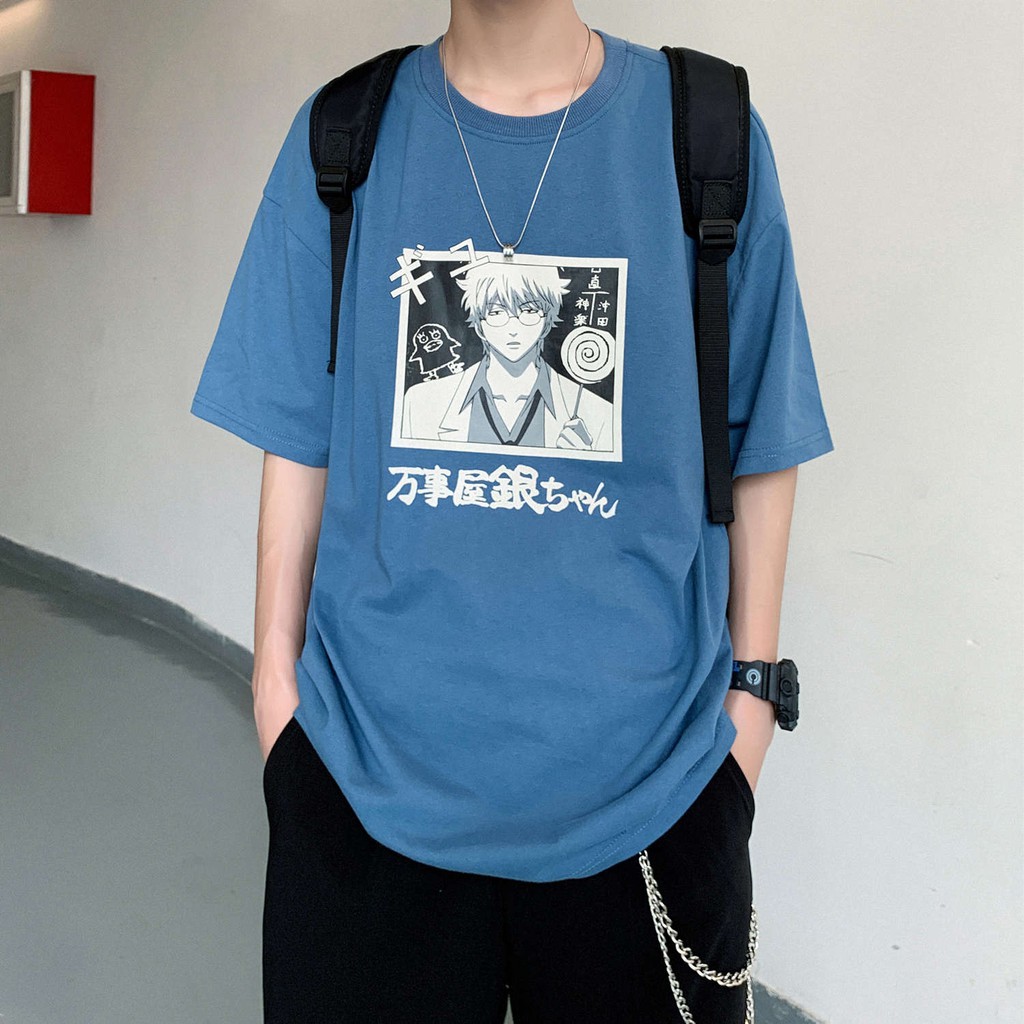 Oversized Gintama Sakata Gintoki Streetfashion Tshirt