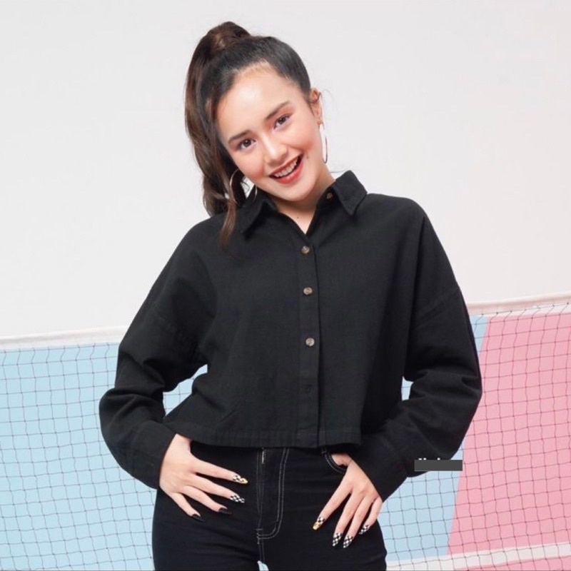 ELGANA KEMEJA DENIM WANITA