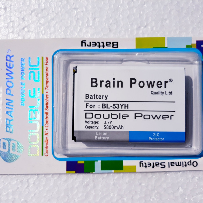 Battery Batere Batre Baterai Double Power Brain Power LG BL53YH BL-53YH G3 - G3 stylus