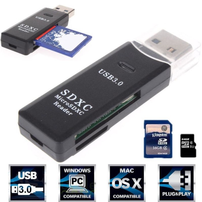 GOOD USB 3.0 Card Reader - Micro SD/SDXC TF Adapter - 5 Gbps Super Speed