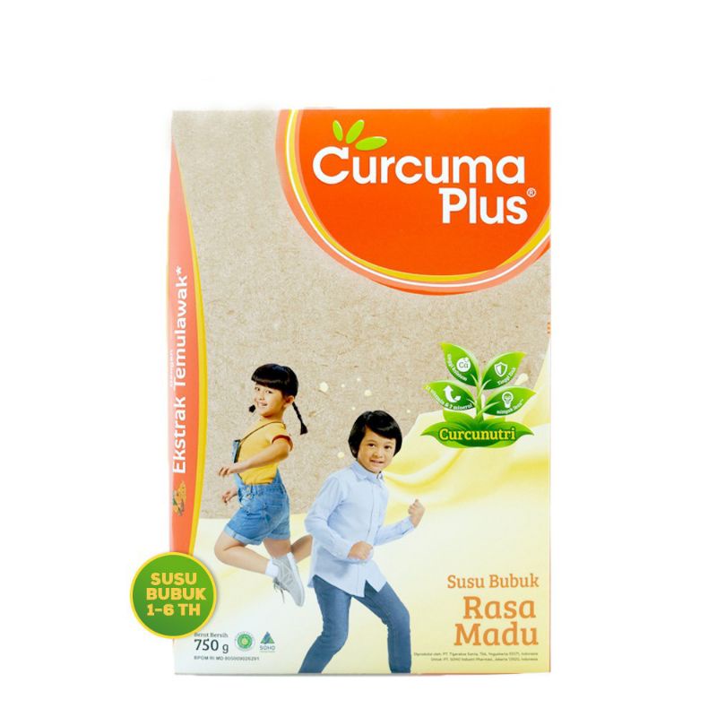 CURCUMA PLUS MADU 750 G SUSU PERTUMBUHAN ANAK