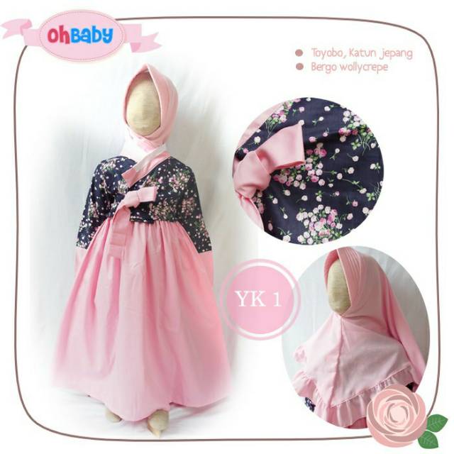{erleenstore_} Couple gamis hanbok bolero oh baby YK1