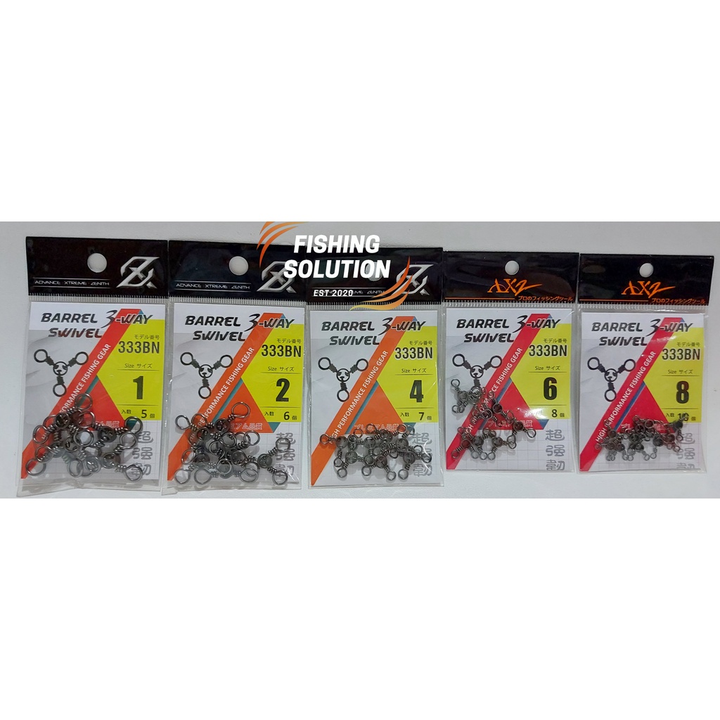 Three - 3 Way Swivel / Kili Kili Cabang Tiga Pancing AXZ 333BN
