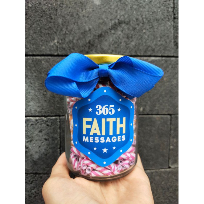 365  Faith Messages - Gift Suvenir Kristen untuk Ulang Tahun, Anniversary, Perpisahan, dll