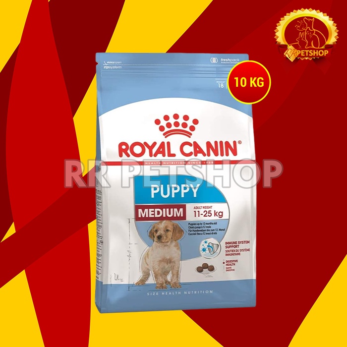 Makanan Anak Anjing Royal Canin Medium Puppy 10 Kg RC Dog Junior 10 kg