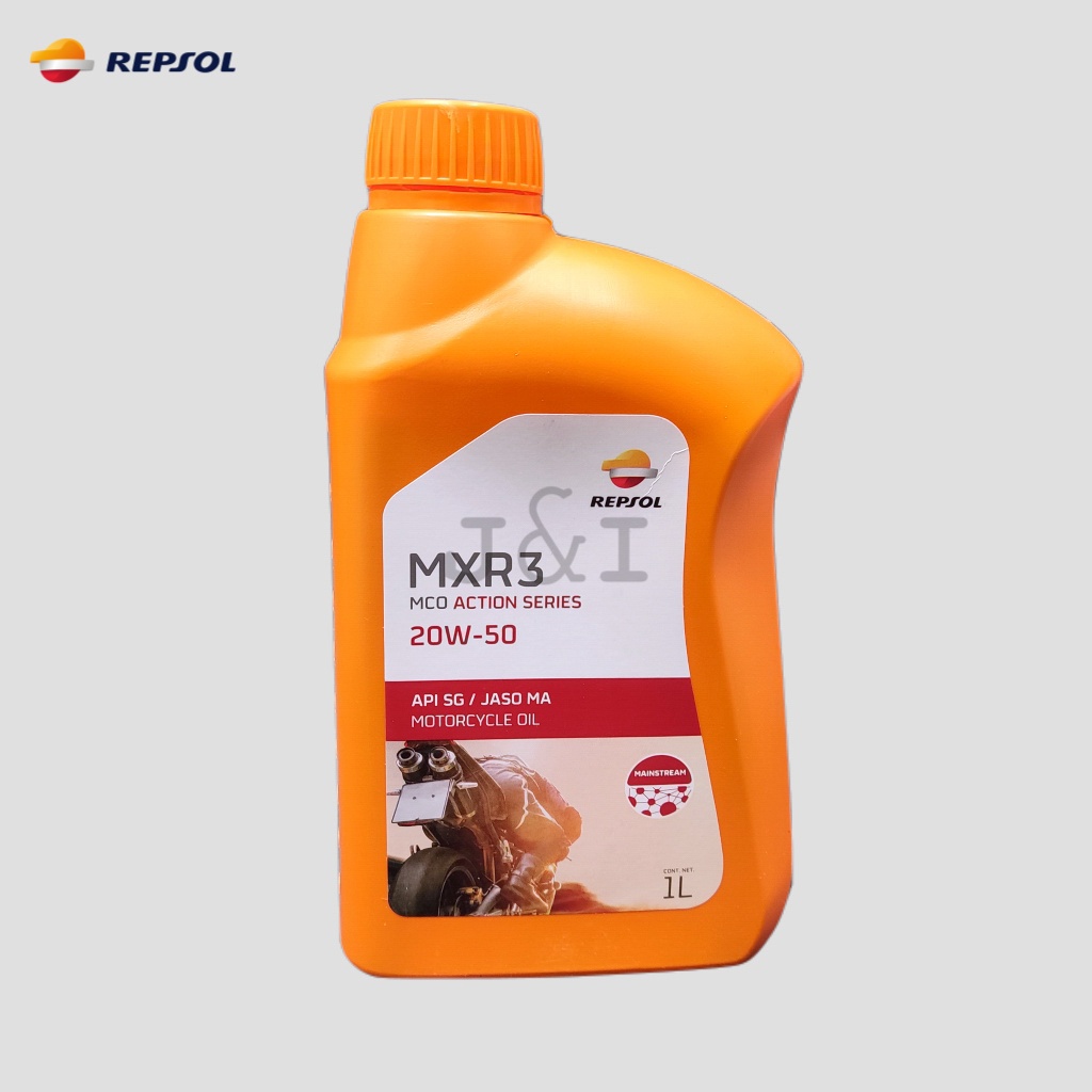 Oli Repsol MXR 3 20W-50 API SG JASO MA 1 Liter