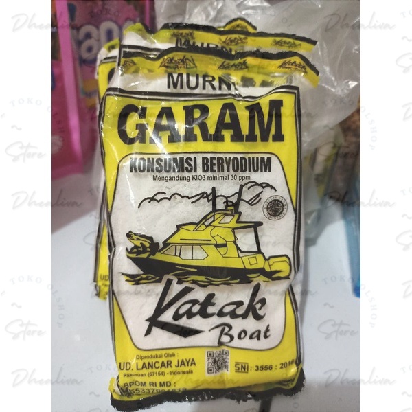 

NEW VIRAL Garam Konsumsi Beryodium/Katak Boat/Netto 250 gr DhealiVaStore