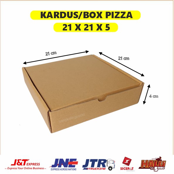 

[MIN 5 PCS] Box Packaging pizza 21 x 21 x 5 | 21x21x5 /gift box/box Hampers/box packing/kardus hijab