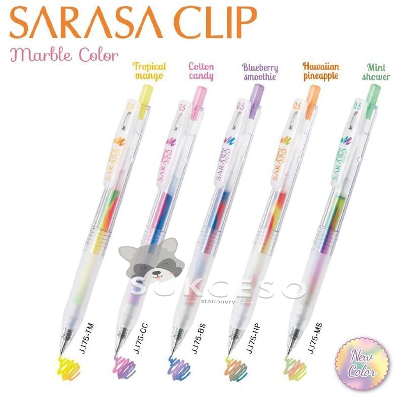 

Sarasa Pulpen Gel Pen Zebra Sarasa Clip Marble Limited Edition 0,5mm