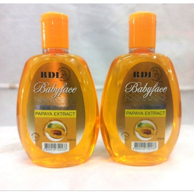 Baby Face RDL Extract Papaya//RDL Baby Face Facial Cleanser Original