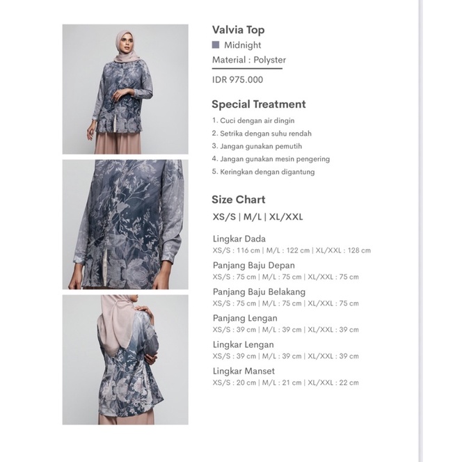 Valvia Top Riamiranda x Buttonscarves Xanadu