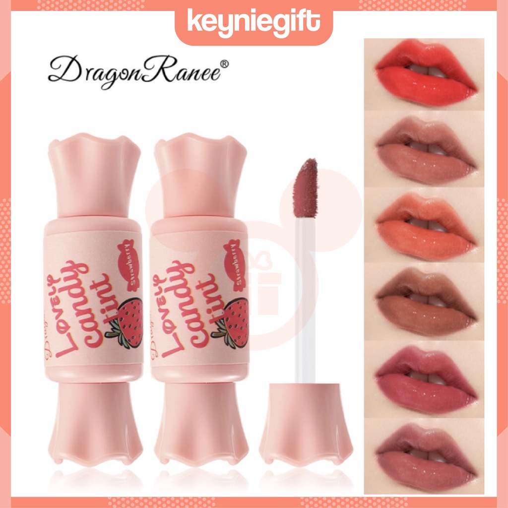 Dragon Ranee Lovely Candy Lip Tint Strawberry Lip Glaze Lip Dye Waterproof Dragonranee DR005