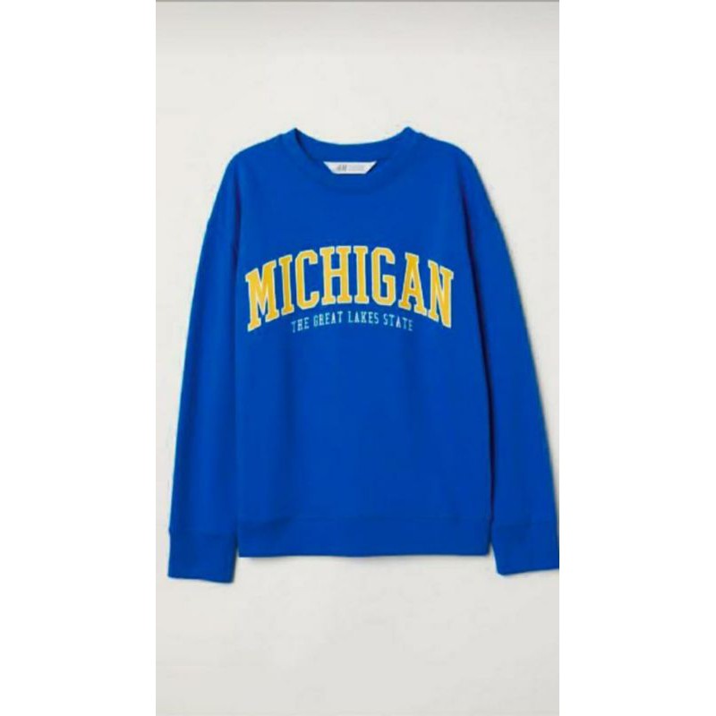 crewneck h&m hnm michigan