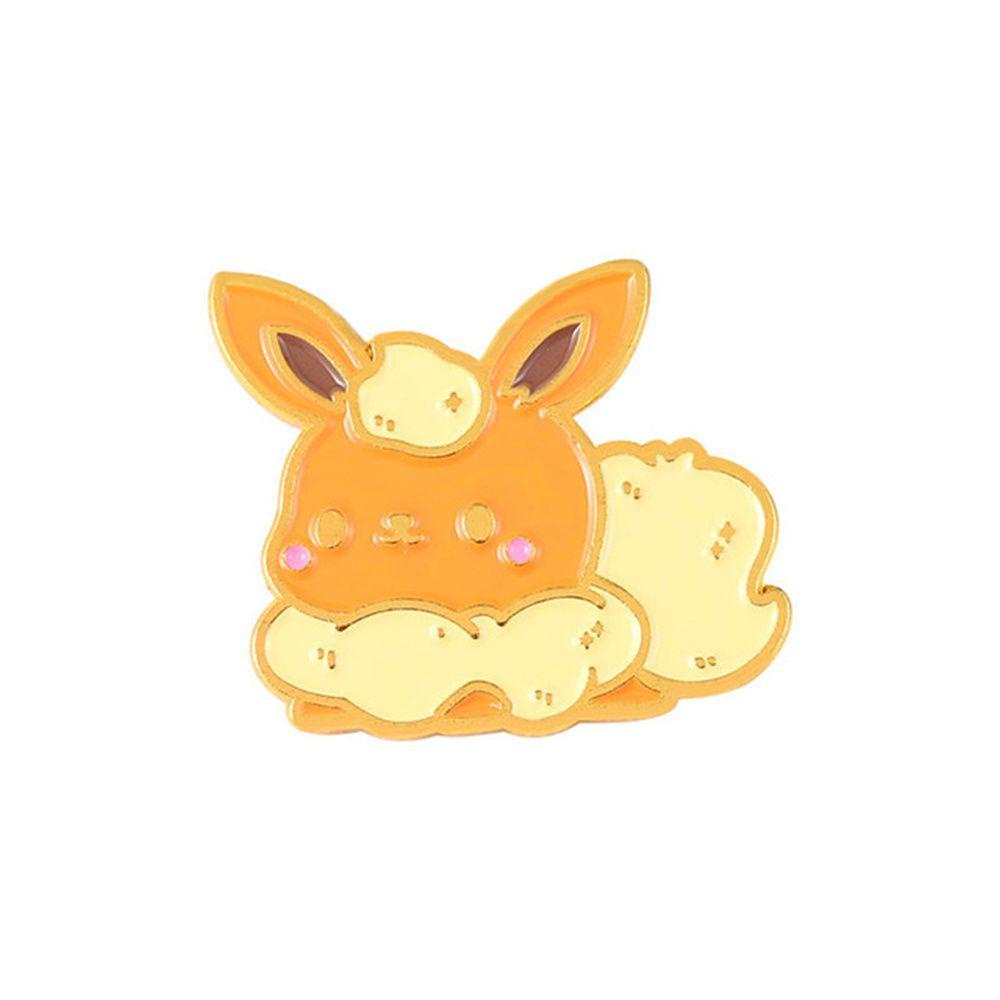 Lanfy Eevee Bros Anime Animasi Keliling Ransel Badge Pakaian Cat Logam Cosplay Badge