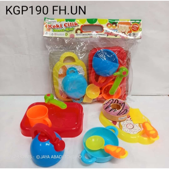 KGP 190 - Mainan Masakan Koki Cilik Donat Mini Wastafel KGP190