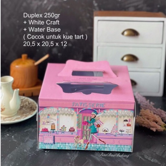 

Artisan Box / Cake Box / Box kue Bolu
