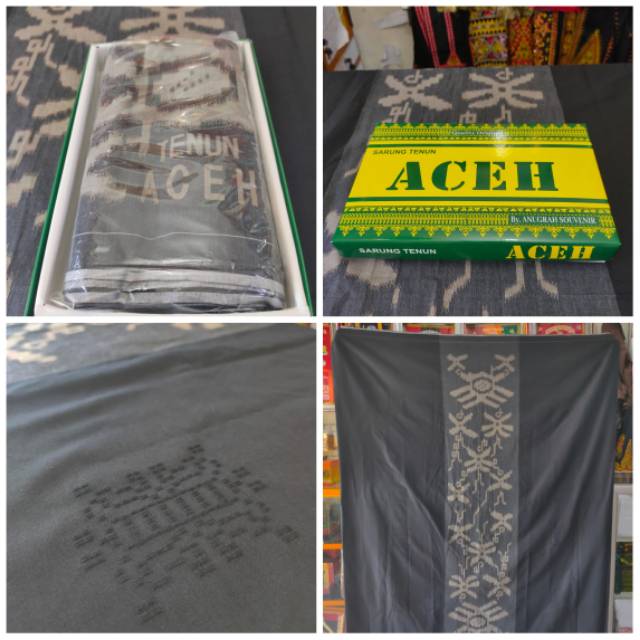 Kain Sarung tenun motif pintu Aceh