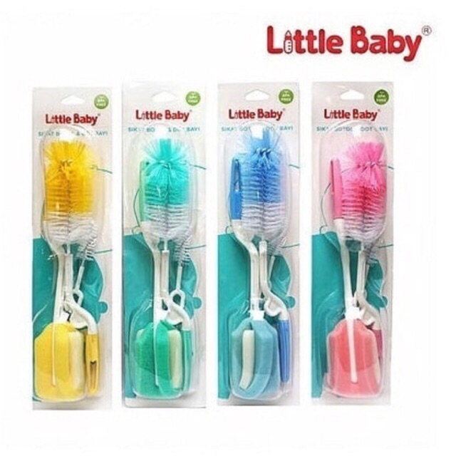 Little Baby Bottle Brush 3in1 / Sikat Botol (1set=3pcs) Sikat Dot Anak