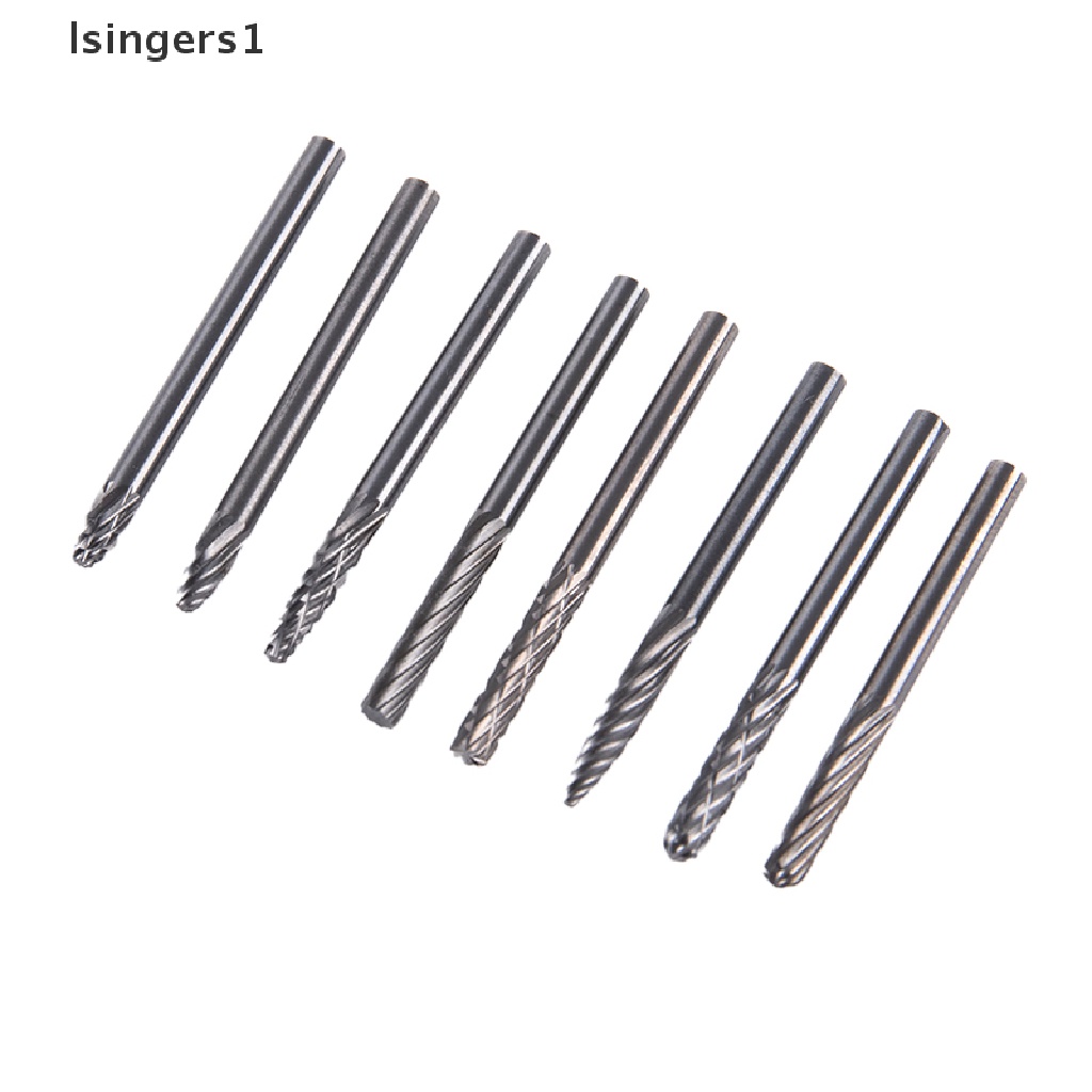 (lsingers1) Mata Bor Putar Bahan Tungsten Alloy Ukuran 3mm