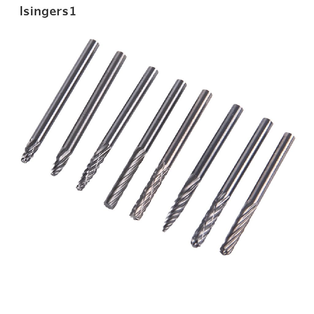 (lsingers1) Mata Bor Putar Bahan Tungsten Alloy Ukuran 3mm