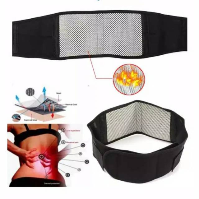 SABUK TERAPI PEMANAS PENGHANGAT PINGGUL PINGGANG WAIST TOURMALINE MAGNETIC POSTURE CORRECTOR