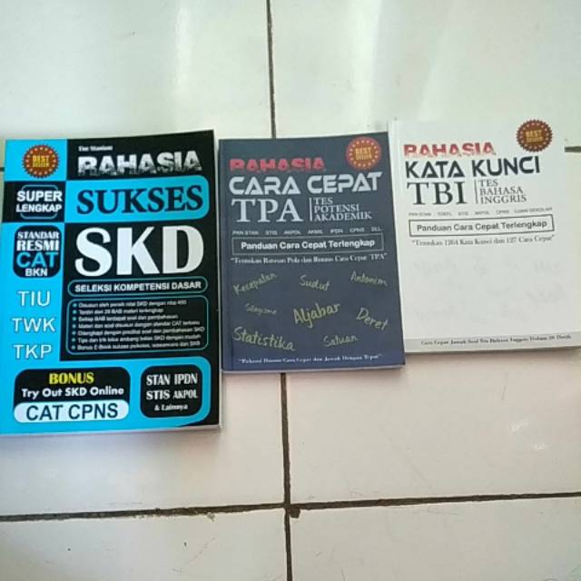 Paket buku stan ( usm pkn stan) kata kunci tbi - cara cepat tpa