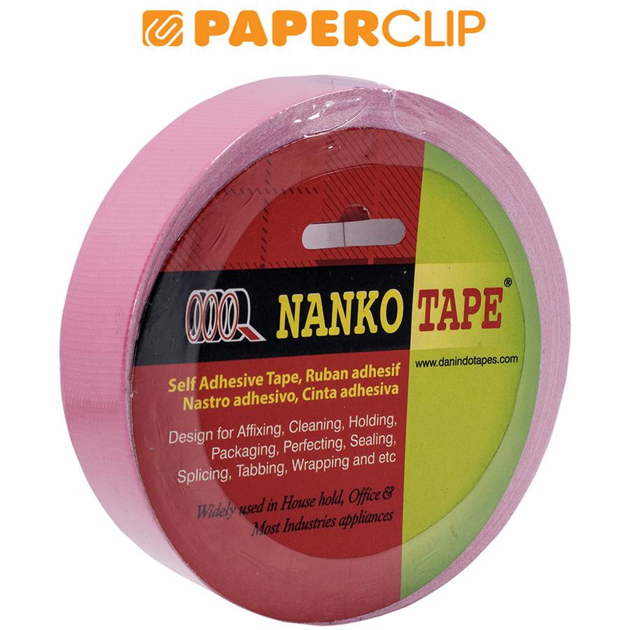 

LAKBAN LINEN / TAPE LINEN NANKO 24MM X 13M PINK