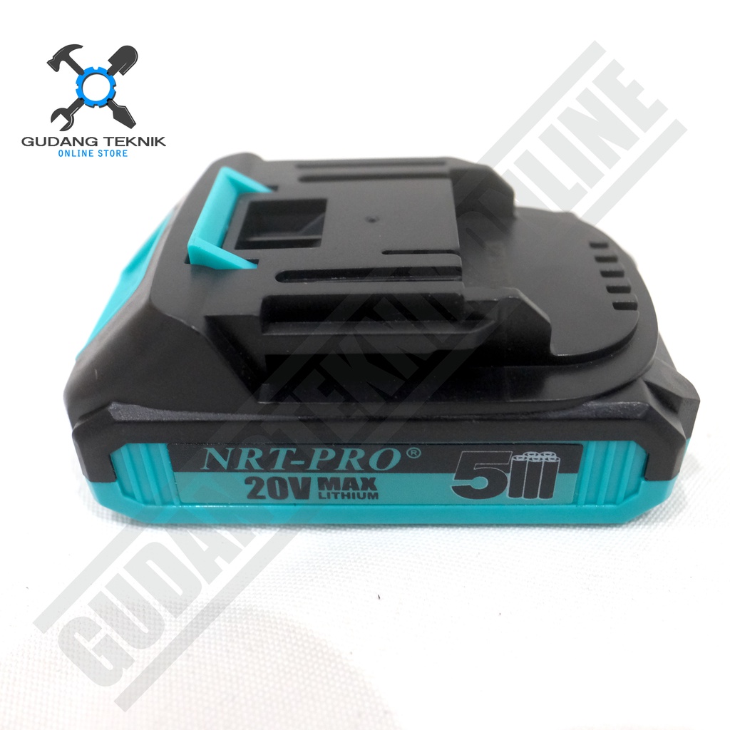 BATERAI 20V Max LITHIUM NRT-PRO suitable DC-340 Cordless Drill - BATTERY 20 Volt NRT PRO