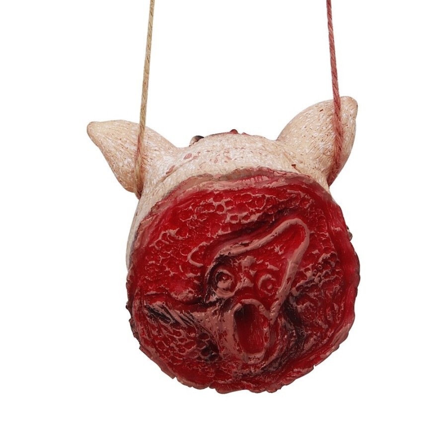 kepala babi pig head properti halloween