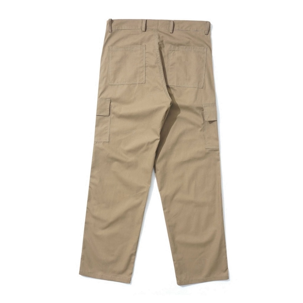 Dritto Long Pants Cargo - Celana Cargo Panjang Unisex - Brown