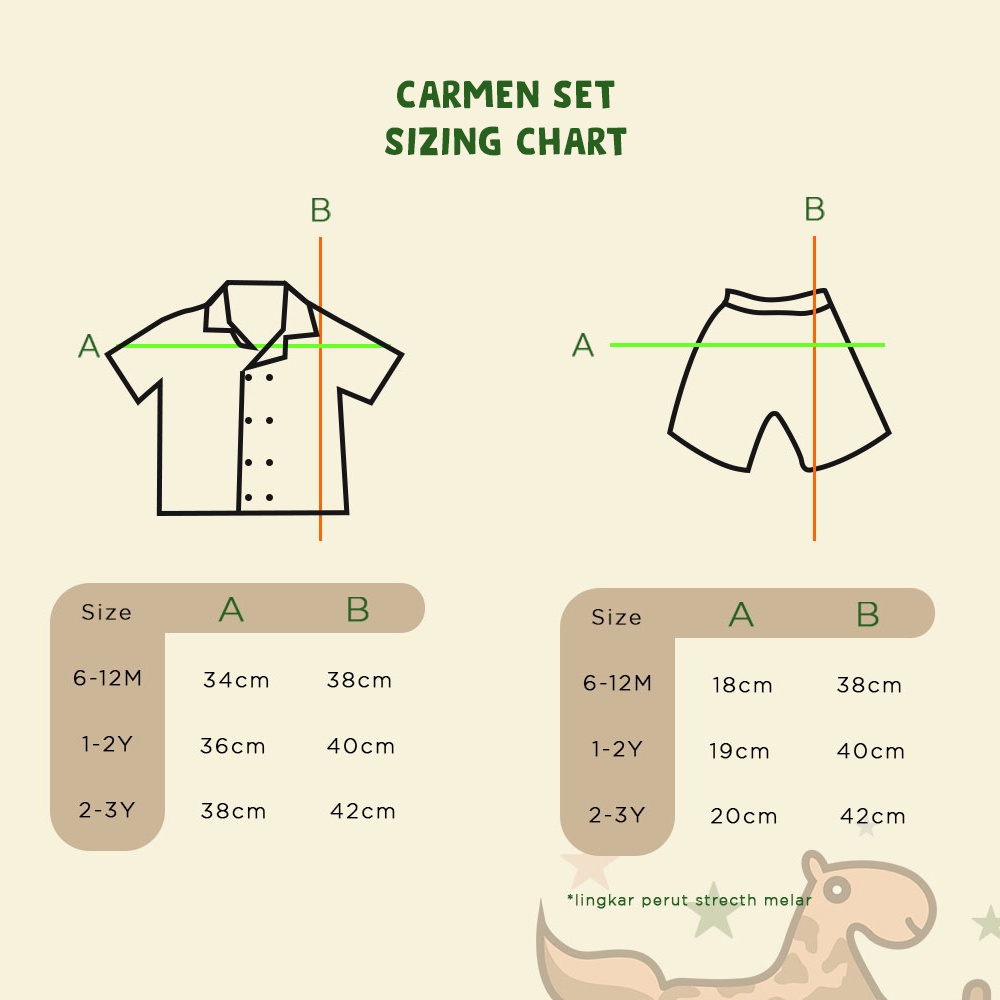 SETELAN ANAK PUER'S CARMEN (SETELAN PIYAMA KEMEJA ANAK UNISEX)