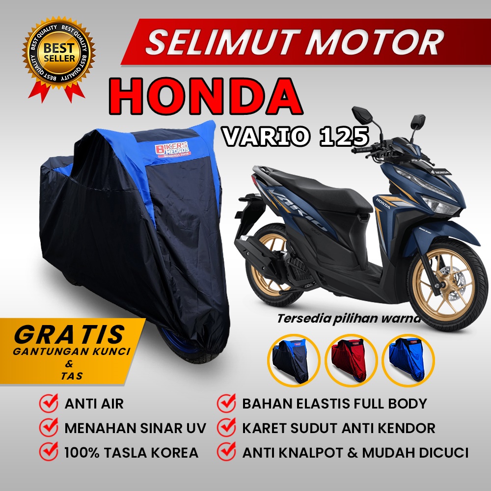 Selimut Motor Honda Vario 125 2023 / Cover Motor Honda Vario 2022 Baru Waterproof