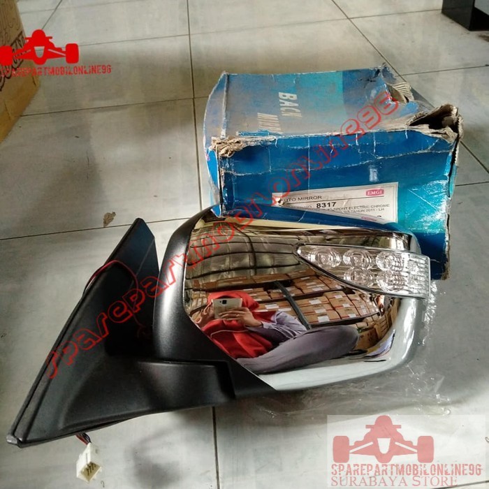 Spion Mitsubishi Pajero Sport Elektrik Lipat Chrome EMGI 8316 8317
