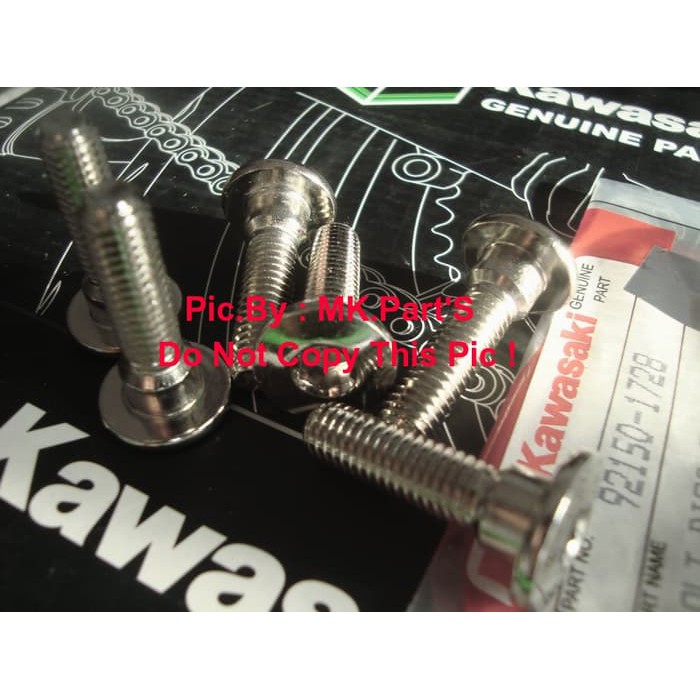Terbaru 1 Set Baut Cakram Ninja 250 Ori Kawasaki NB-02 asli