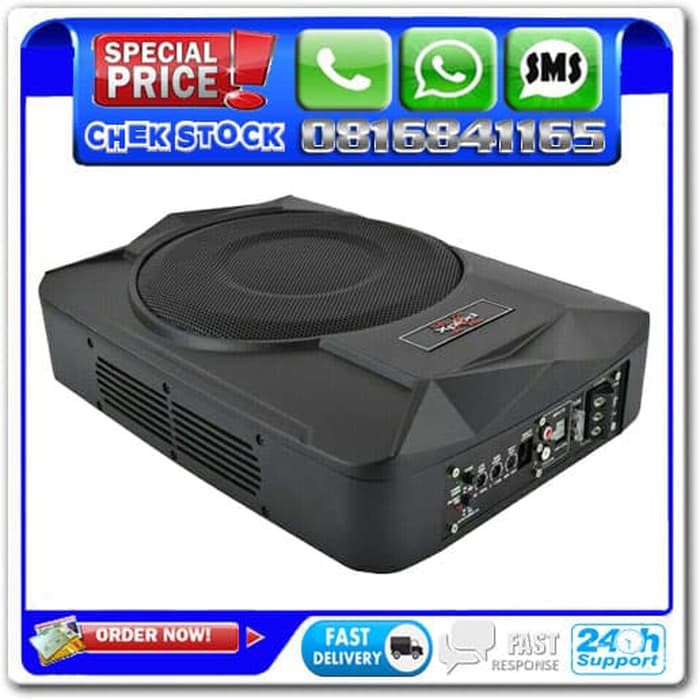 OKE BGT  Subwoofer kolong Slim Aktif Xplod 10 XS-10SD LK79
