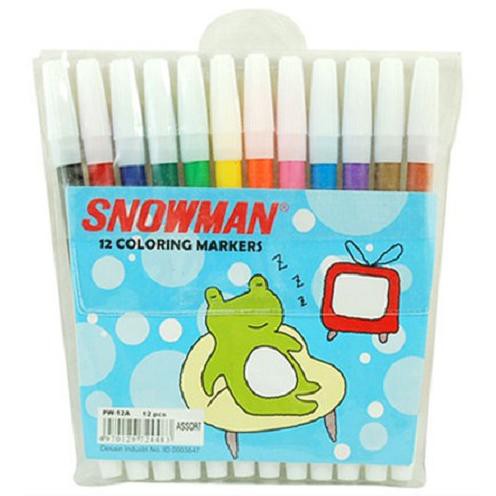 

Np2Code Spidol Warna Snowman 12 Colours PW-12A(terupdate)H8E6