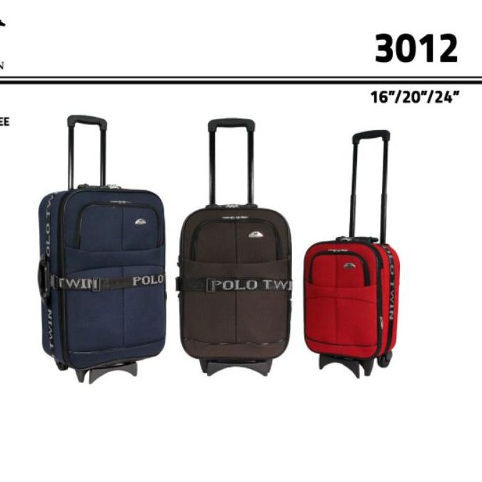 ▲ Koper Cabin 17 inch Koper Polo Bahan Expander Kecil Mungil Satu ✤