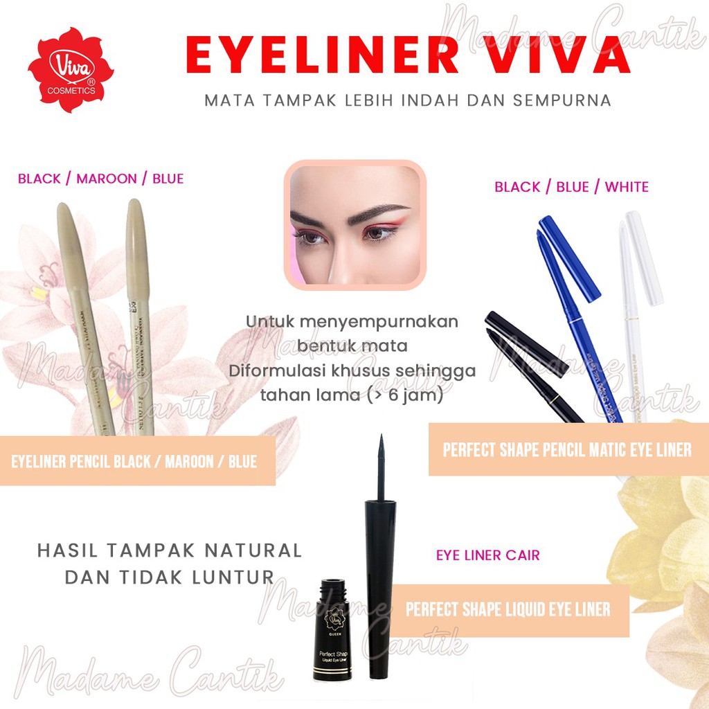 ✿ MADAME ✿ VIVA EYELINER PENCIL MATIC EYELINER PEN - INTENSE EYELINER ORIGINAL