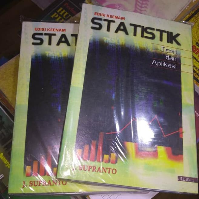 《BRAND》 statistik teori dan aplikasi edisi keenam 6 j.supranto ..✾