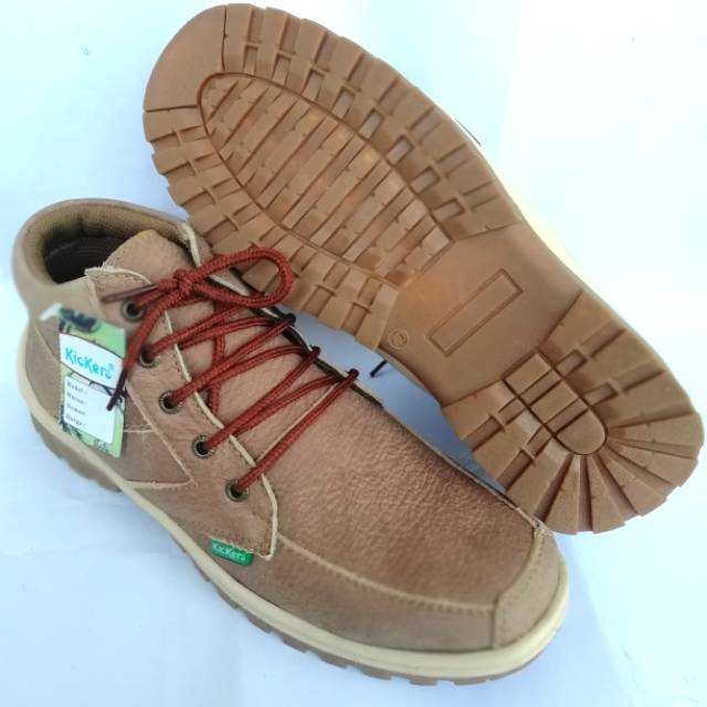 Sepatu PDH Boots pria kulit