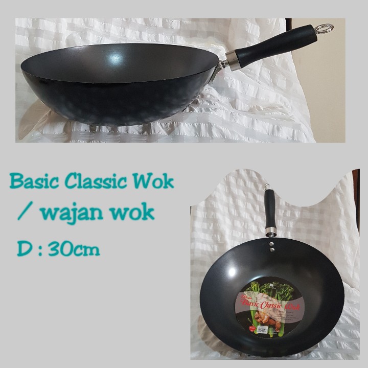 Basic Classic Wok / Wajan Wok / Penggorengan Wok