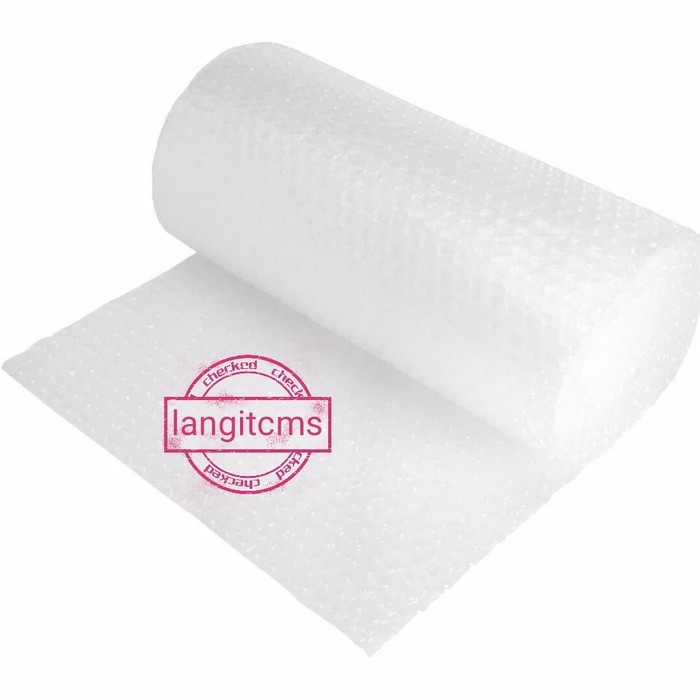 

HC bubble wrap plastik roll 1M x 125cm packing buble warp putih