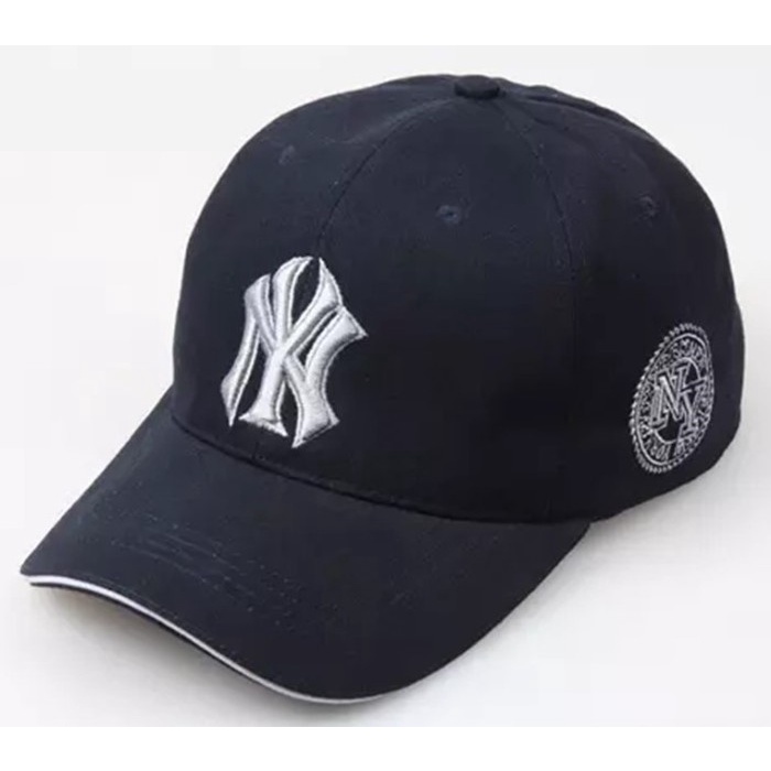 topi  Baseball cap : NY - Topi Baseball - Navy(S2G4) Topi Casual Sport Pria Wanita Dewasa Keren Topi