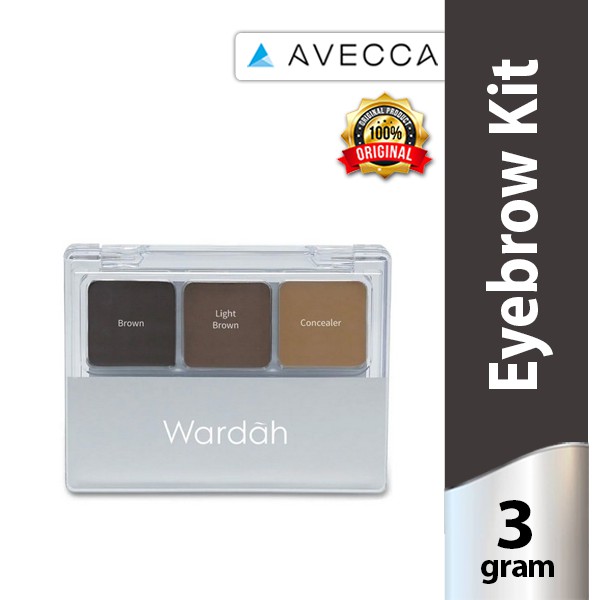 AB Wardah Eyexpert Eyebrow Kit 3G/ Pembentuk Alis/ Alis Mata