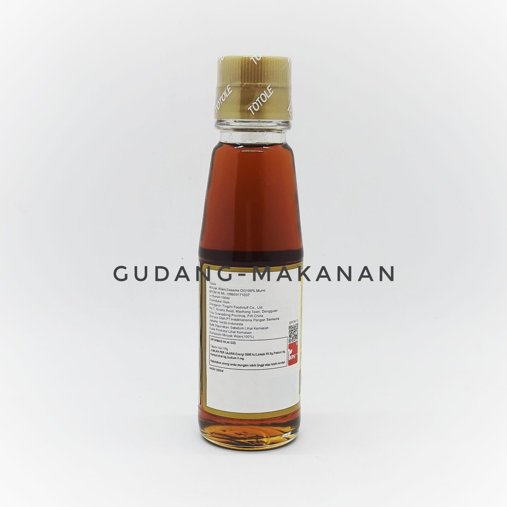 Totole Minyak Wijen 100ml