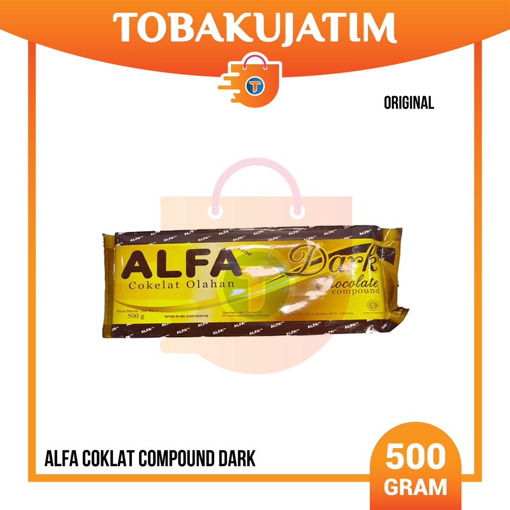 

Cokelat Batang ALFA DARK Compound 500gr