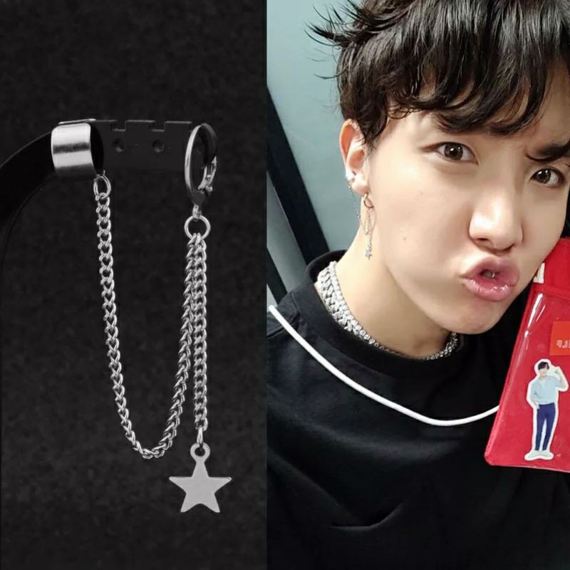 TANPA TINDIK ANTING KPOP BTS RANTAI BINTANG HAN SEOJUN TRUE BEAUTY